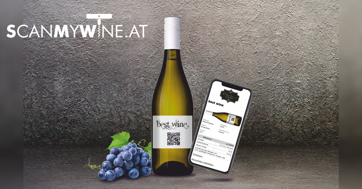 eLabel, Wein, Gesetzeskonform, gĂŒnstig, Inhaltsstoffe