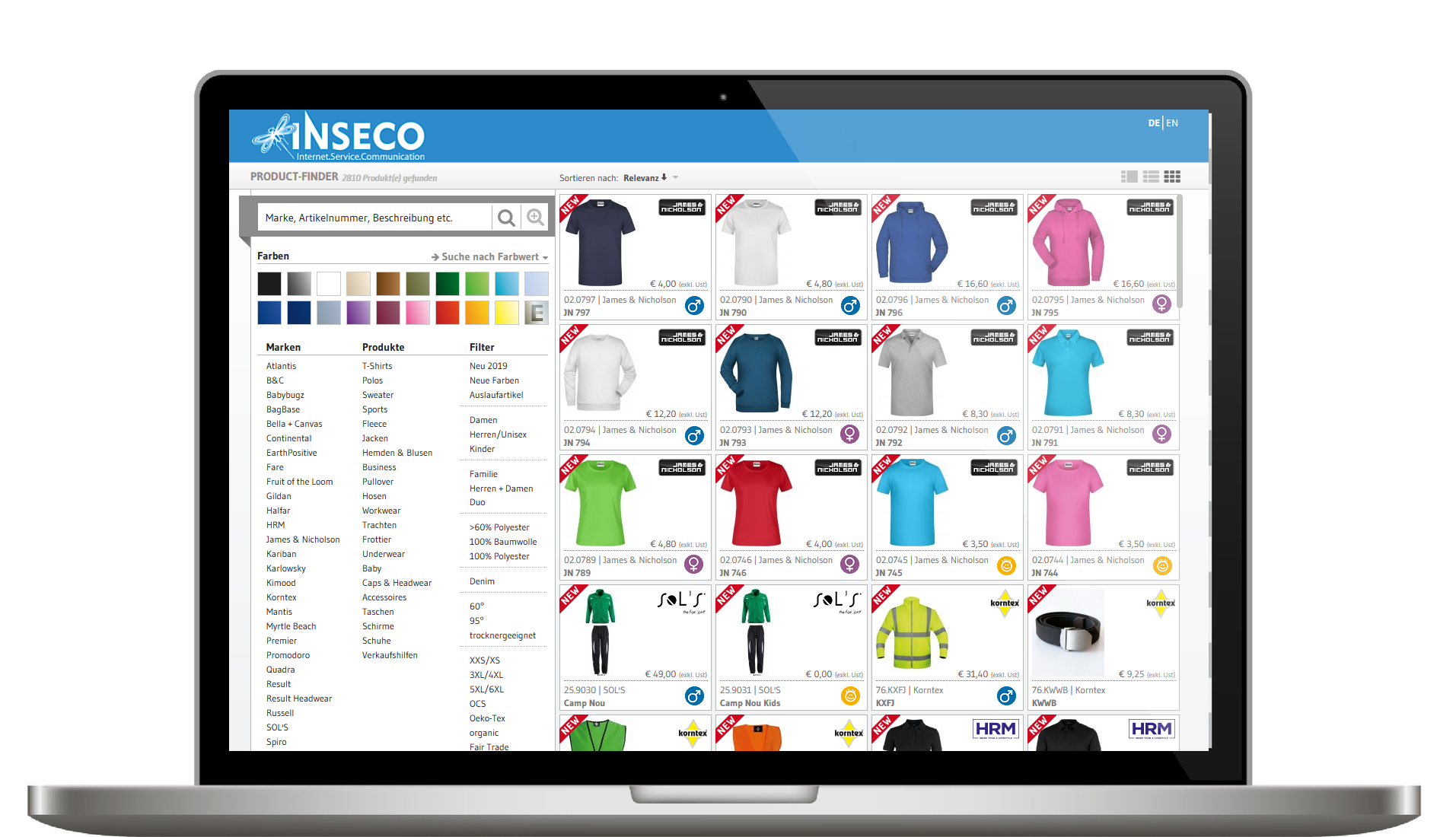 Textil-Katalog nun online